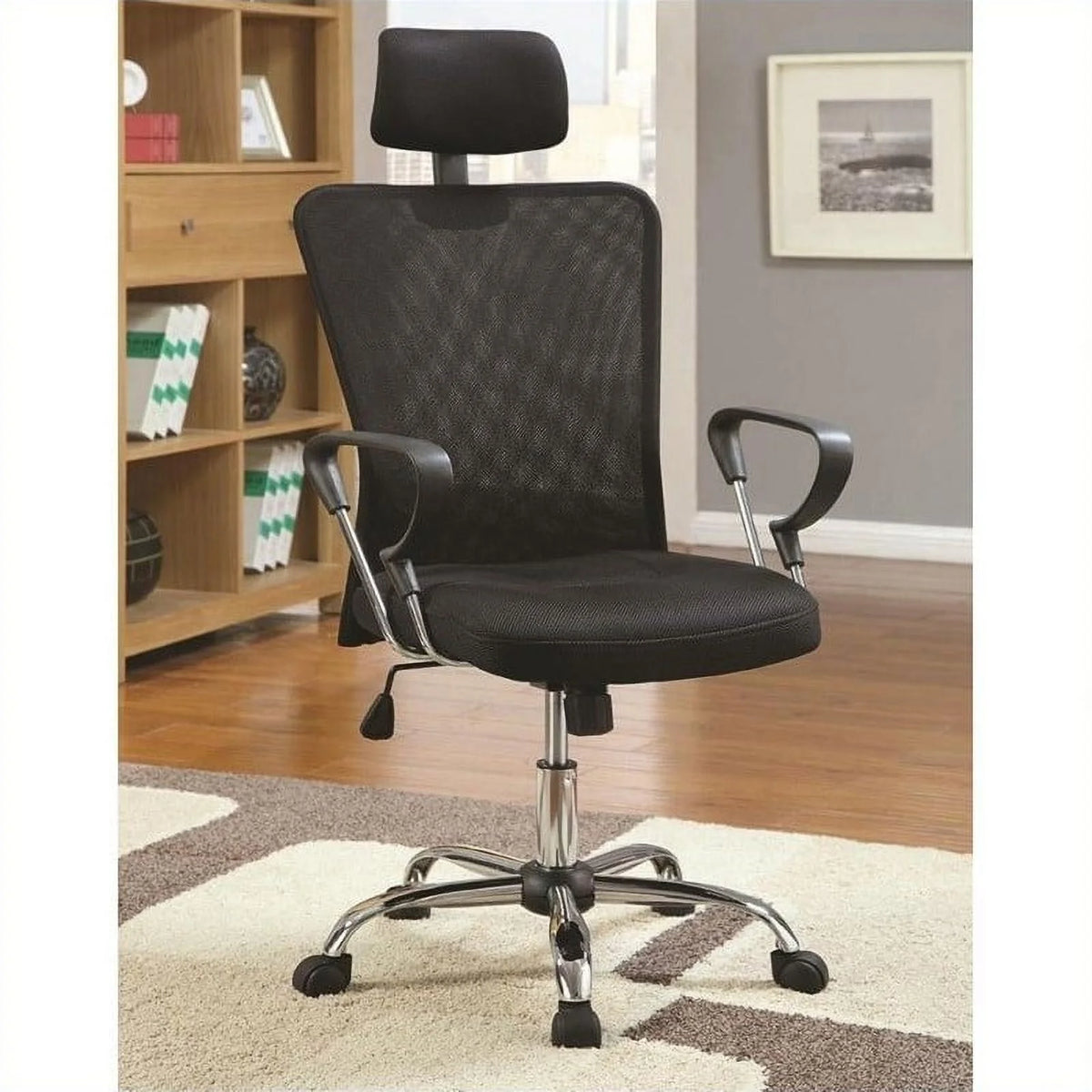 2 Piece L Shaped Writing Desk and Executive Office Chair S35411