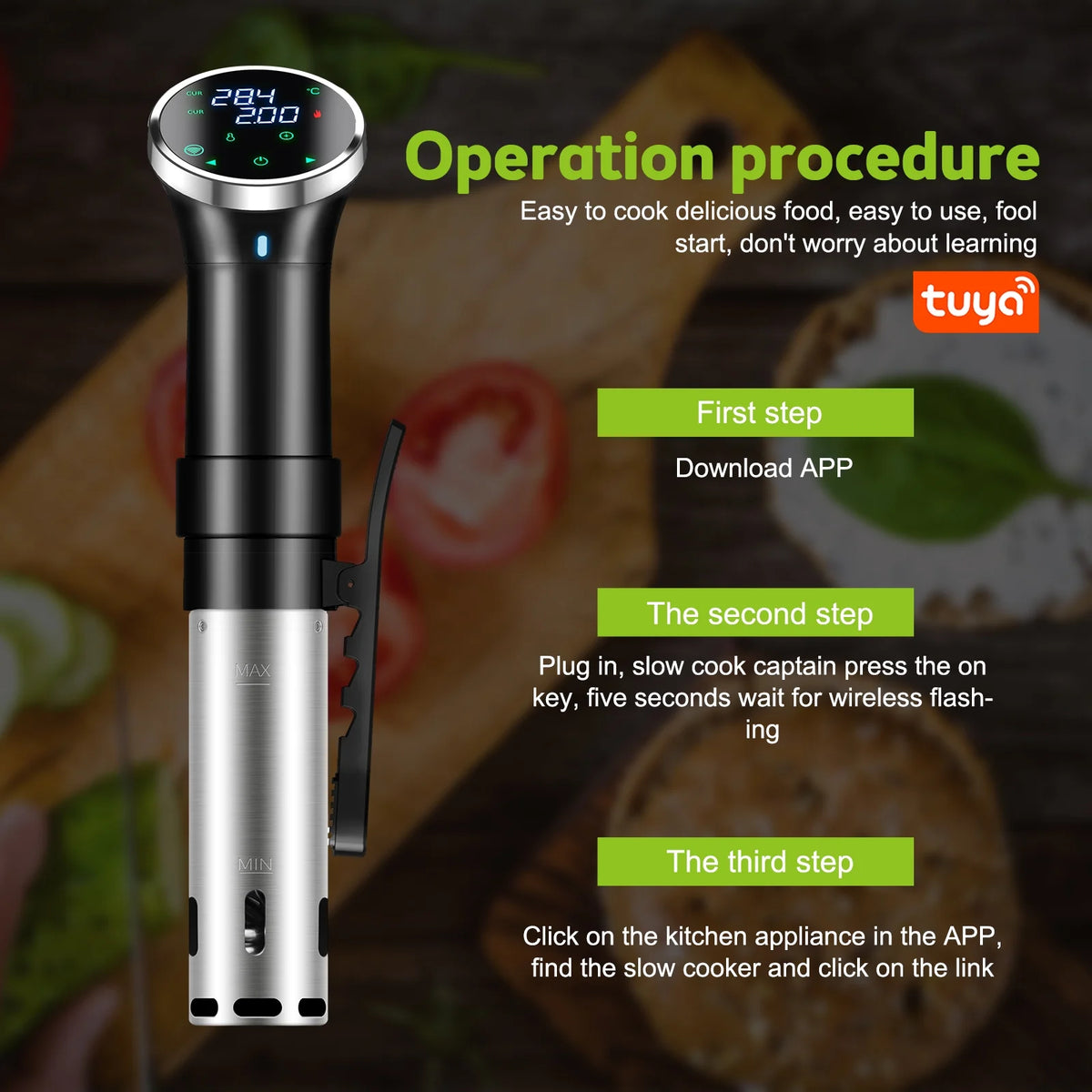 WiFi Sous Cooker Machine Immersion Circulator G907673