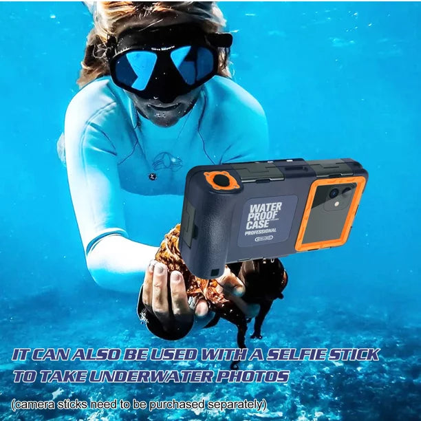 Waterproof Underwater Housing for Phones Up to 6.9 Inch with Lanyard M75120