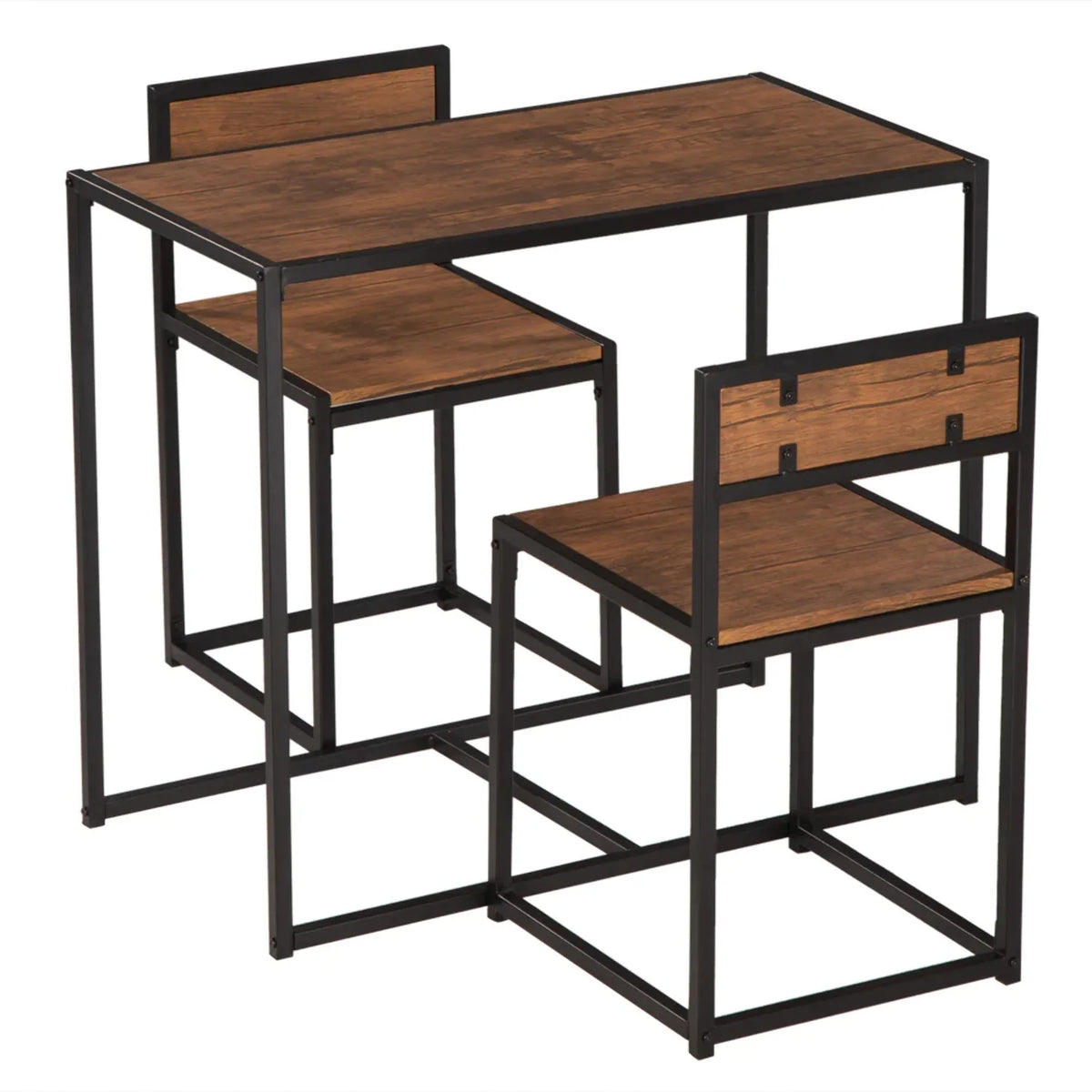 Wood Breakfast Table and Chair Three-Piece R7446