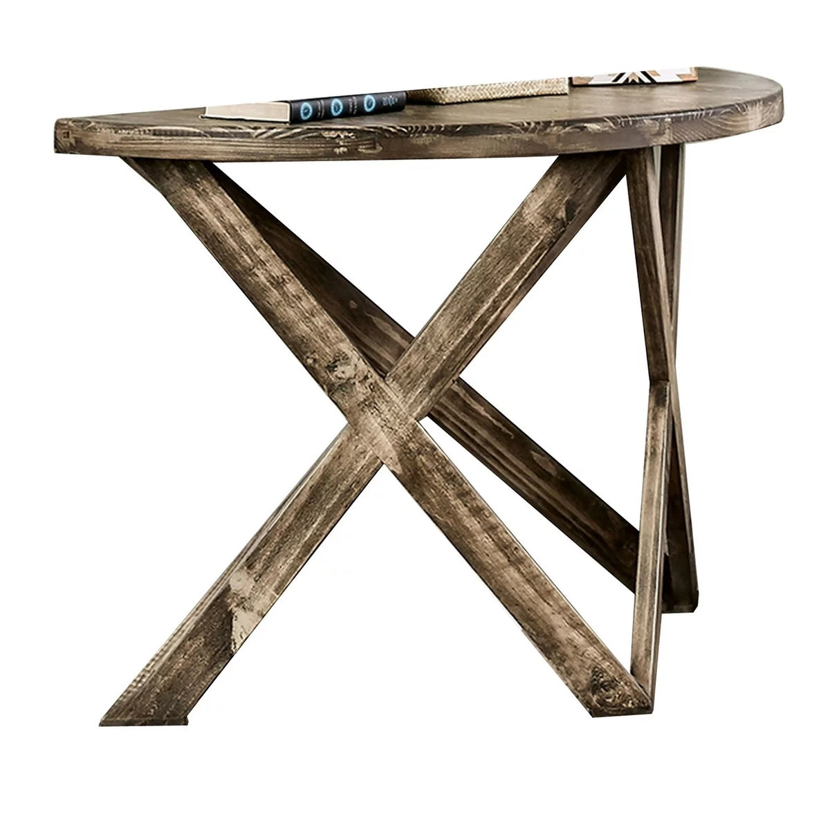 47 Inch Round Console Table C763