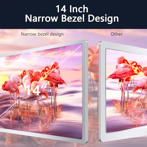 Portable Monitor 15.6inch FHD 1080P USB C HDMI Ultra-Slim IPS Display with Smart Cover & Speakers J5844