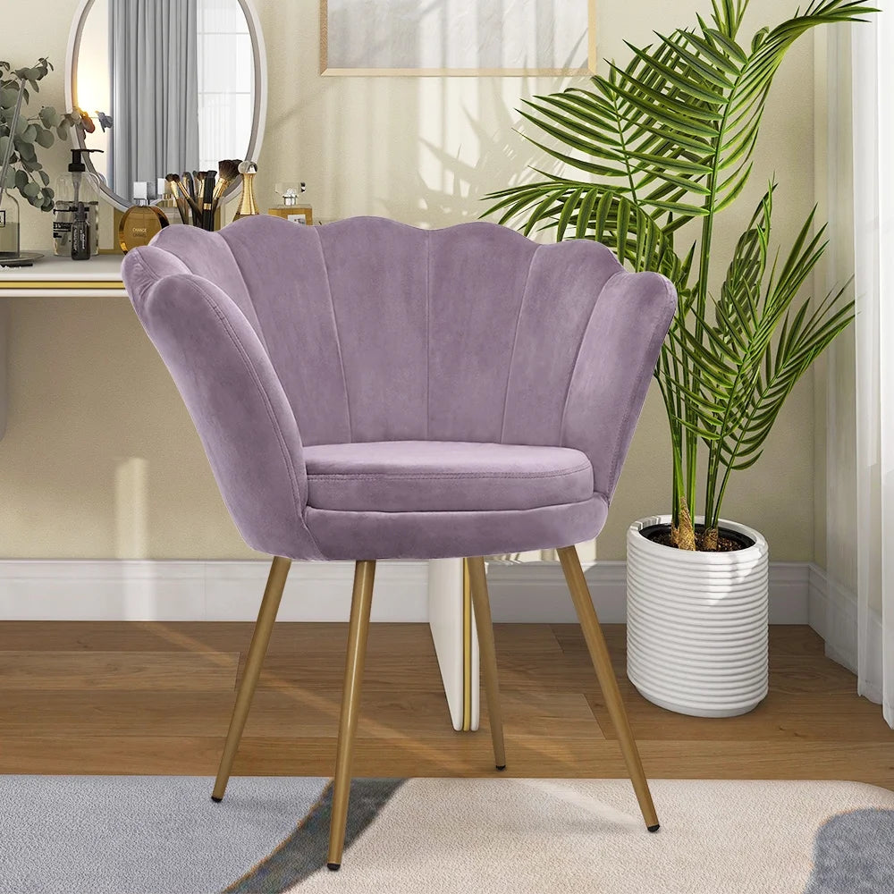 Velvet Barrel Chair K529842
