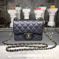 Black Caviar Mini Flap Bag T80689