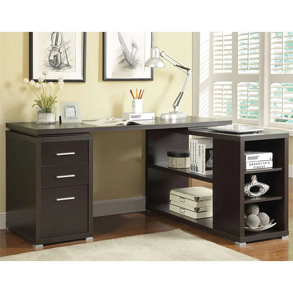 2 Piece L Shaped Writing Desk and Executive Office Chair S35411