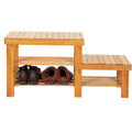 Bamboo Shoe Storage Bench L909261