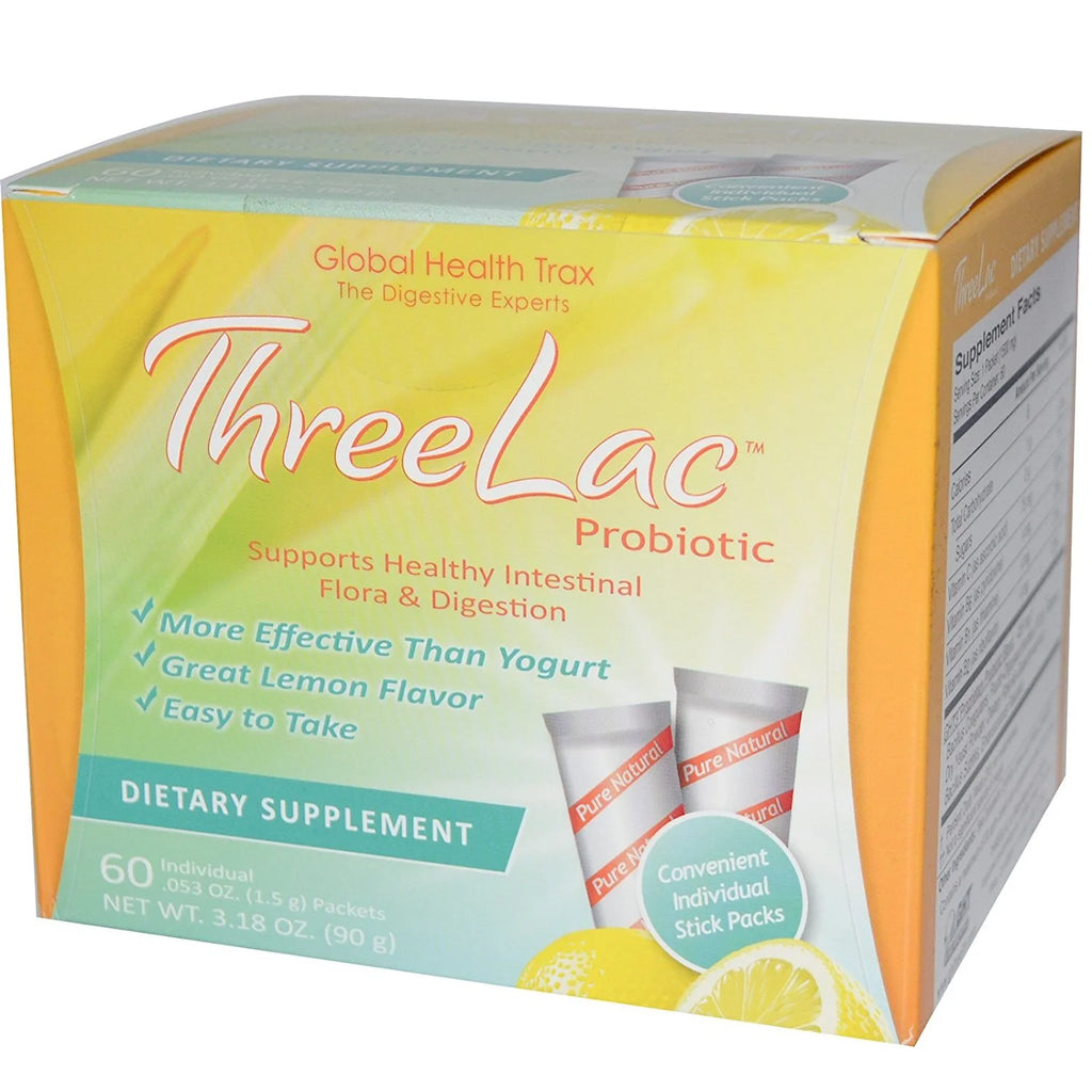 Probiotic Dietary Supplement Lemon Flavor 60 Packets B714545