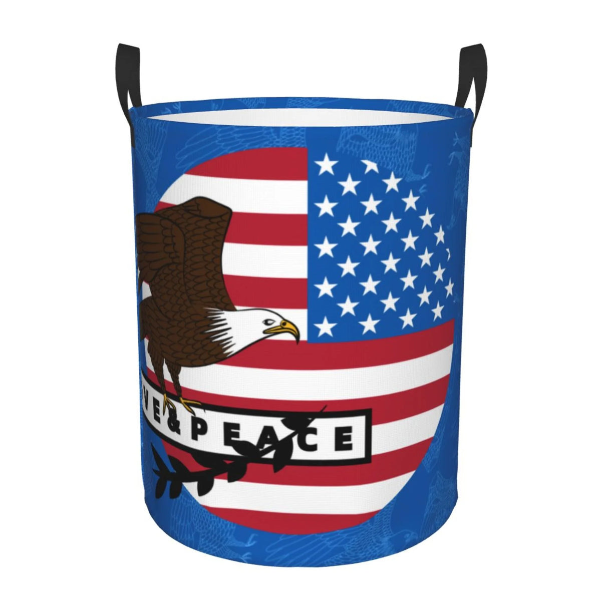 Blue Collapsible Laundry Basket R386148