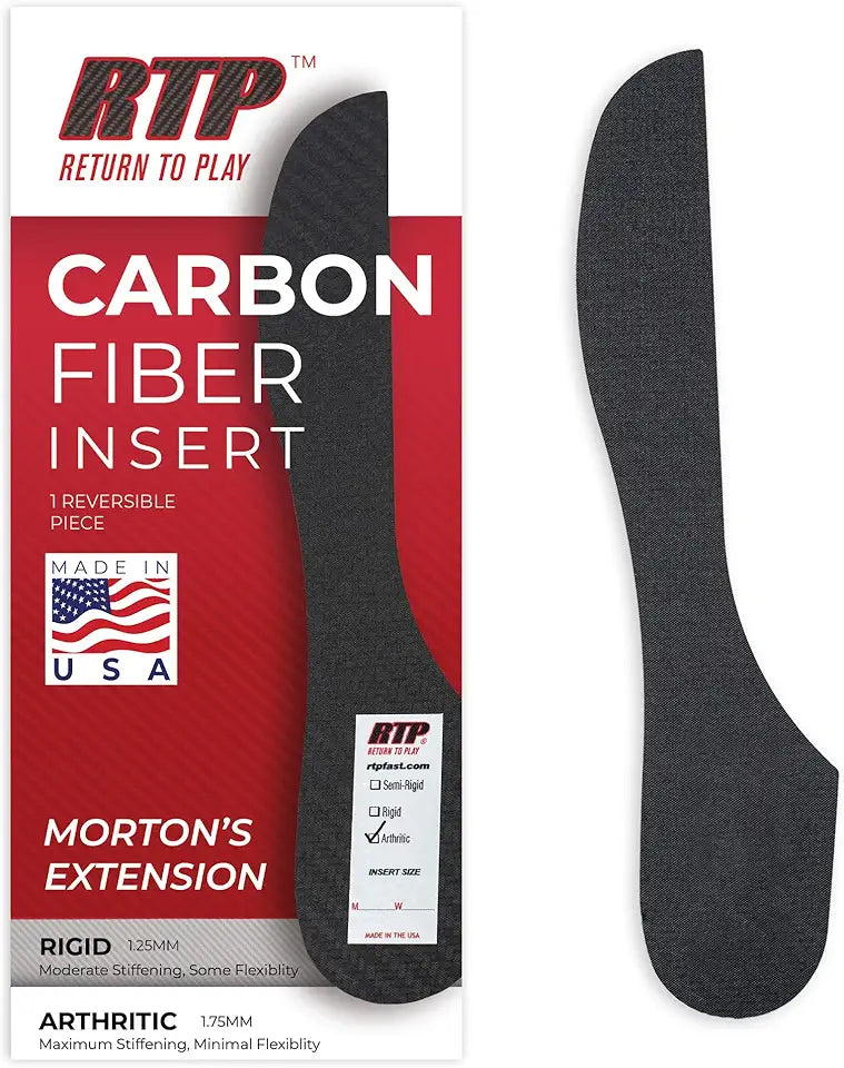 Carbon Fiber Morton's Extension Shoe Insert 31 cm Men's Size 14 L382