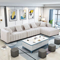 139" L Shaped Sectional Sofa with Ottoman E331